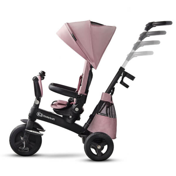 XE ĐẠP BA BÁNH CHO BÉ TỪ 9 THÁNG TUỔI TRỞ LÊN , EASYTWIST KINDERKRAFT - MÀU HỒNG