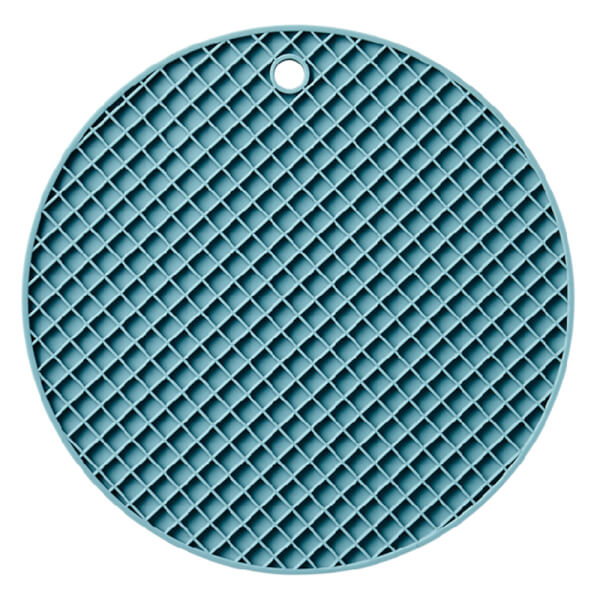 Miếng lót nồi hình tròn kiểu tổ ong (Màu Xanh)