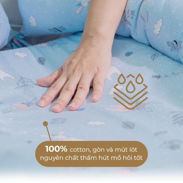 Bộ nôi vải di động KH 55X90 (không bèo)