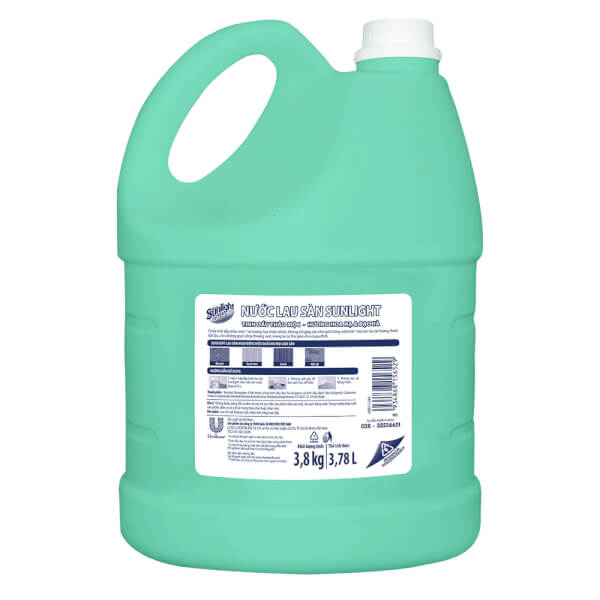 Nước lau sàn Sunlight tinh dầu thảo mộc Hoa hạ Bạc hà 3.6kg