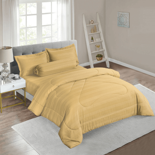 Bộ 5 món drap, áo gối và mền chần NIN Classic  B2201_NH023 (160x200+30cm)