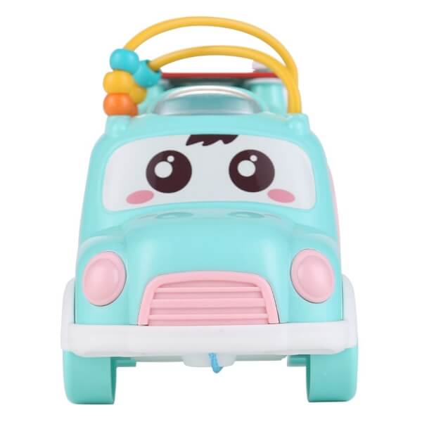 Xe bus âm nhạc nhỏ thả khối JS048981 (Xanh dương)