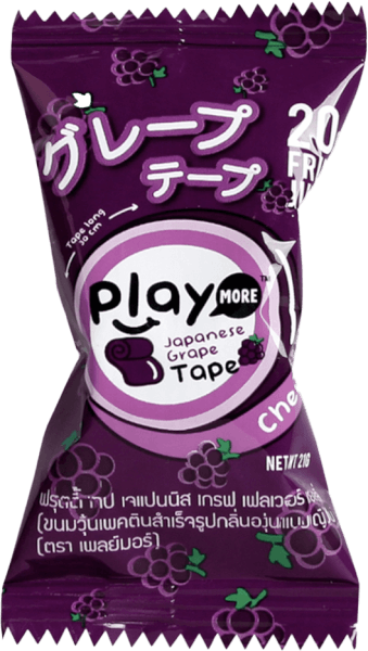 Kẹo dẻo cuộn Playmore vị nho nhật 21g