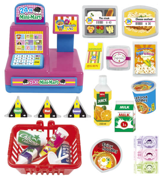 Bộ đồ chơi nhập vai cửa hàng tiện lợi JS012045