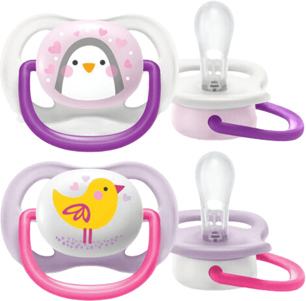 Vỉ đôi Ty ngậm Philips Avent hình thú (bé 0-6 tháng)