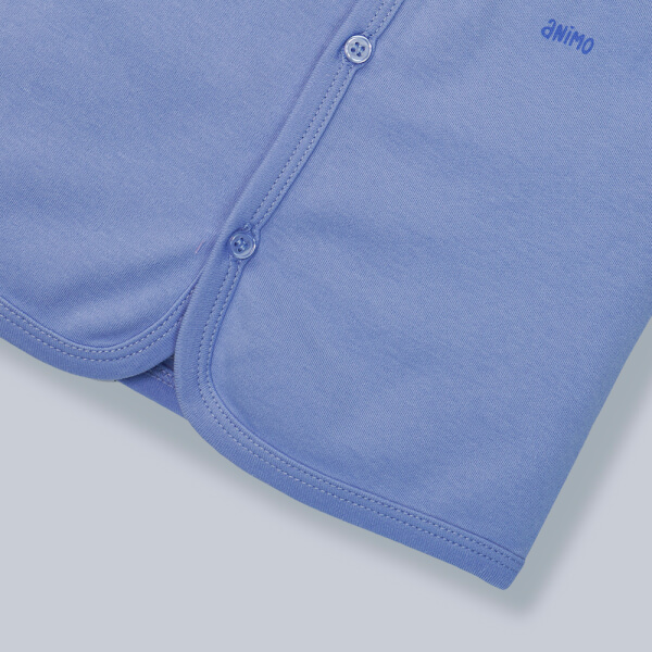 Áo ghi lê sơ sinh Animo I1221042 (0-12M,Xanh)