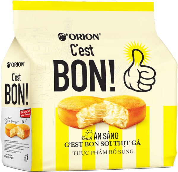 Bánh C'est Bon Orion sợi thịt gà (5 gói)