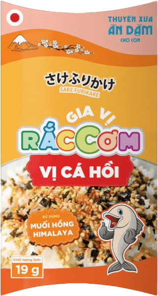 Thuyền Xưa Ăn Dặm Cho Con  - Gia vị rắc cơm  - Vị Cá Hồi 19gr