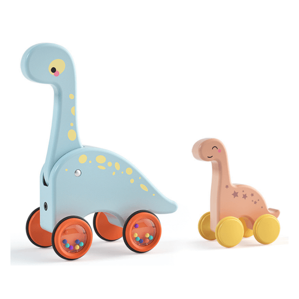 Xe kéo thú nhún vui vẻ mẹ và con khủng long