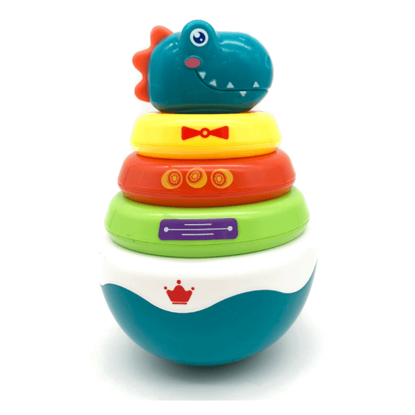 Đồ chơi lật đật khủng long kèm thả vòng JS041229