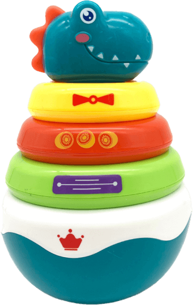 Đồ chơi lật đật khủng long kèm thả vòng JS041229