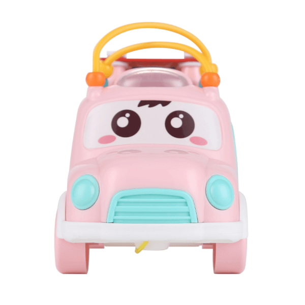 Xe bus âm nhạc nhỏ thả khối JS048981 (Hồng)