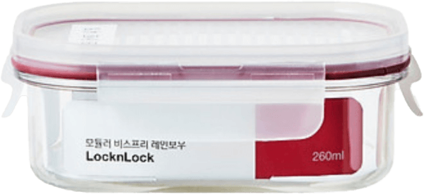Hộp bảo quản thực phẩm nhựa Bisfree Modular  260ml LBF401RED