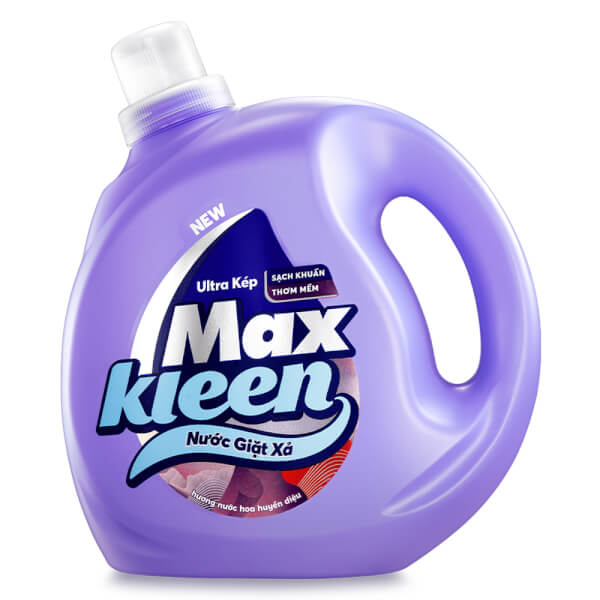 Nước giặt xả MaxKleen hương huyền dịu chai 2.4kg