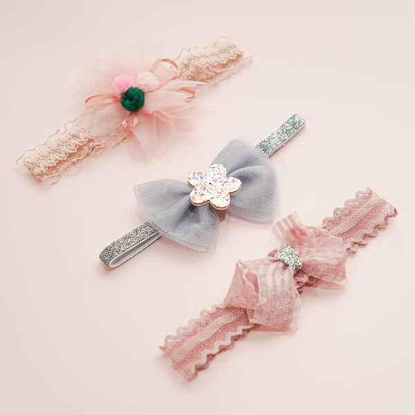 Set 3 băng đô cho bé CF2103 MN M3792-2 (Hồng)