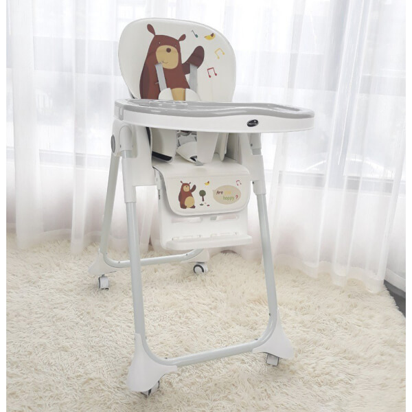 Ghế ngồi ăn cao Mastela 0619 (hình gấu)