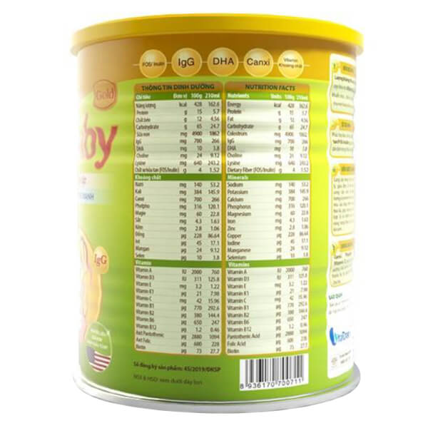 Sữa bầu Colosbaby Gold Mum 800g