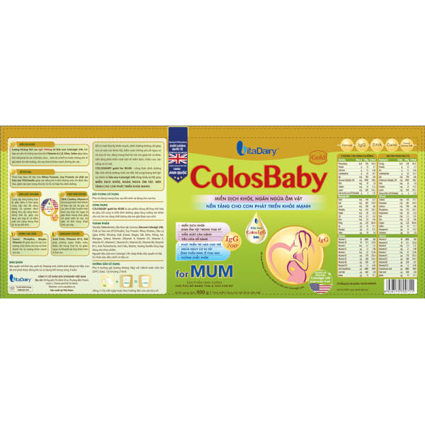 Sữa bầu Colosbaby Gold Mum 800g