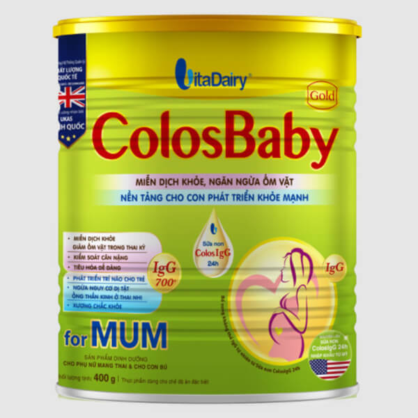 Combo 4 Sữa bầu Colosbaby Gold Mum 400g