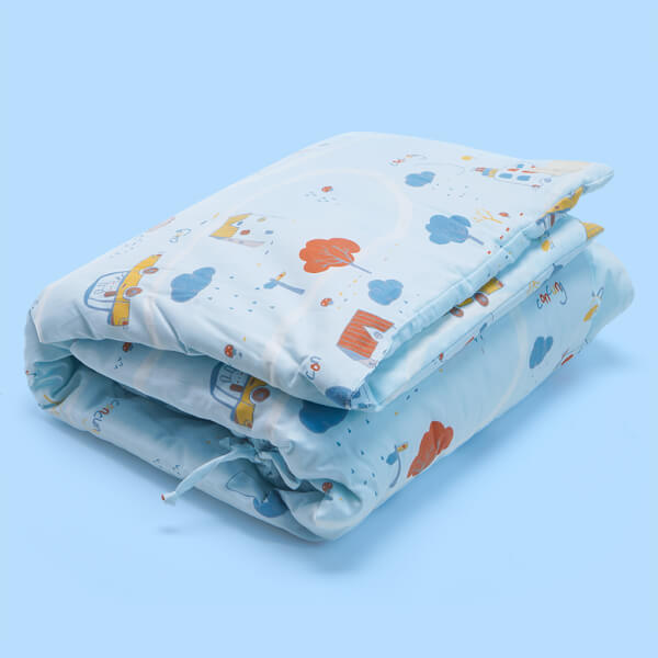 Bộ 3 chăn gối Cotton Animo B2110_TH002 (Xanh)