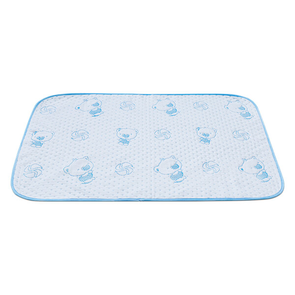 Tấm lót chống thấm 4 lớp Vietmat size 50x70 màu xanh