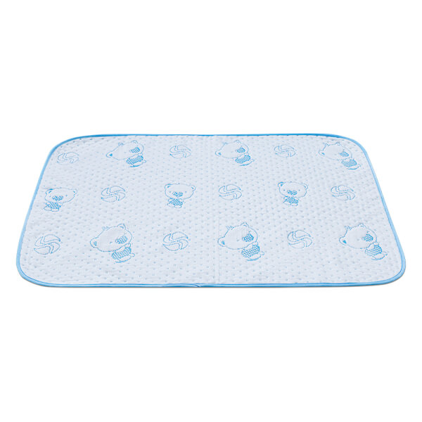 Tấm lót chống thấm 4 lớp Vietmat size 70x100 màu xanh