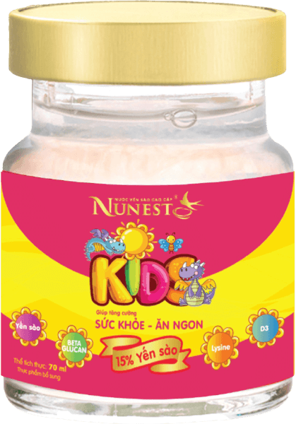Nước yến sào cao cấp Nunest Kids 70ml (Lốc 3+1)