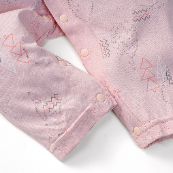 Bodysuit SS dài vải Cellulose, Animo I1221011 (0-12M,Hồng)