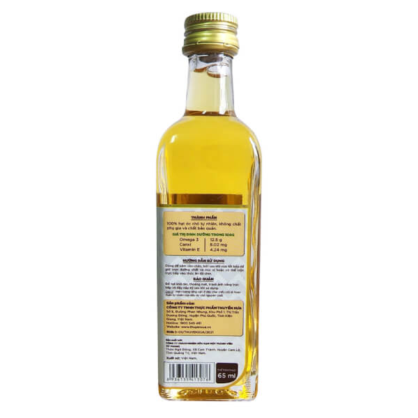 Dầu Óc Chó Nguyên Chất Thuyền Xưa Ăn Dặm Cho Con 65ml