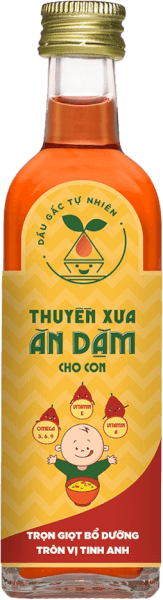 Dầu Gấc Tự Nhiên Thuyền Xưa Ăn Dặm Cho Con 65ml