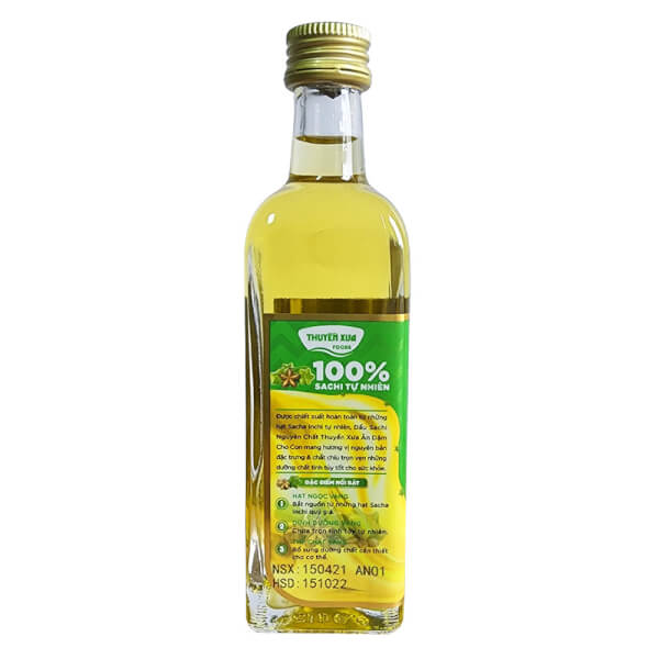 Dầu Sachi Nguyên Chất Thuyền Xưa Ăn Dặm Cho Con 65ml