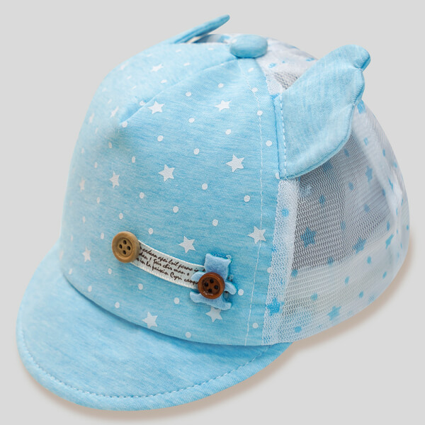 Nón bé gái Animo A2110_JK015 (0-12M, Xanh)