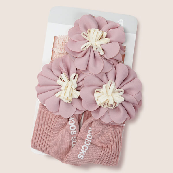 Set băng đô cho bé 3 món Animo A2110_JK025 (Hồng)