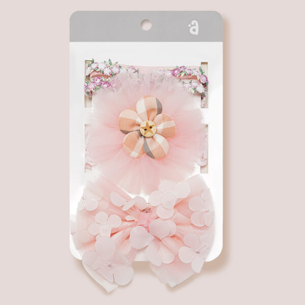 Set băng đô cho bé 3 món Animo A2110_JK021 (Hồng)