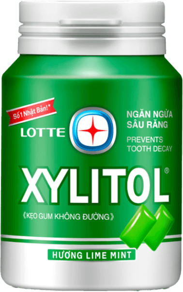 Kẹo Gum Xylitol LimeMint 63.8g