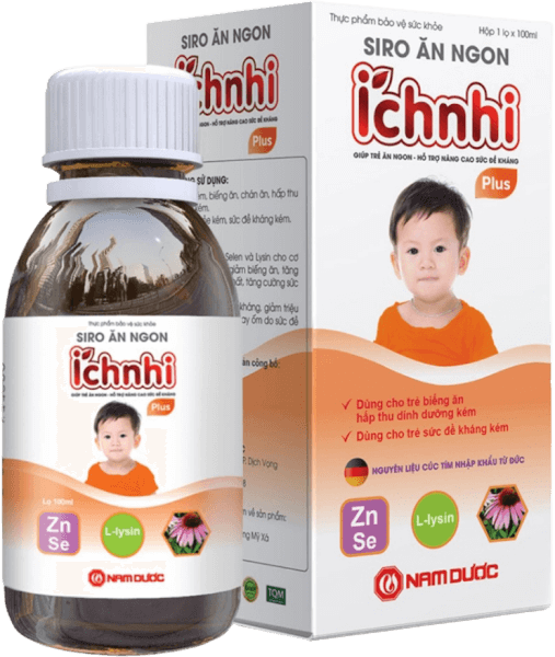 Siro Ăn ngon ích nhi Plus (Lọ 100ml)