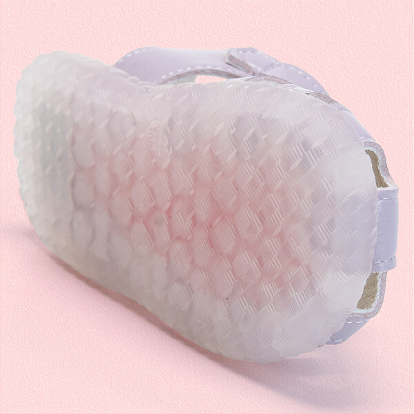 Sandal bé gái phát sáng Animo A2109_MN020 (19-21-23-25,Tím nhạt)