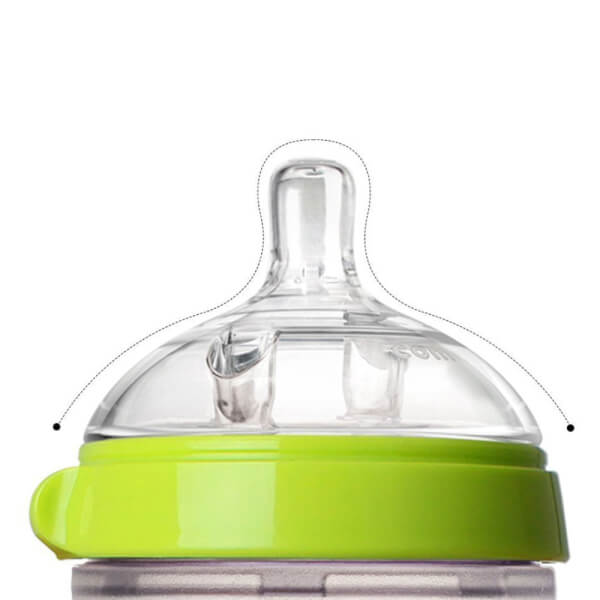 Bình sữa silicone Comotomo 150ml - Xanh