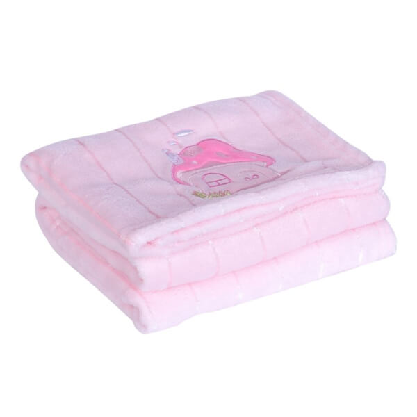 Chăn bông cho bé Animo hình nấm hồng K126-6048