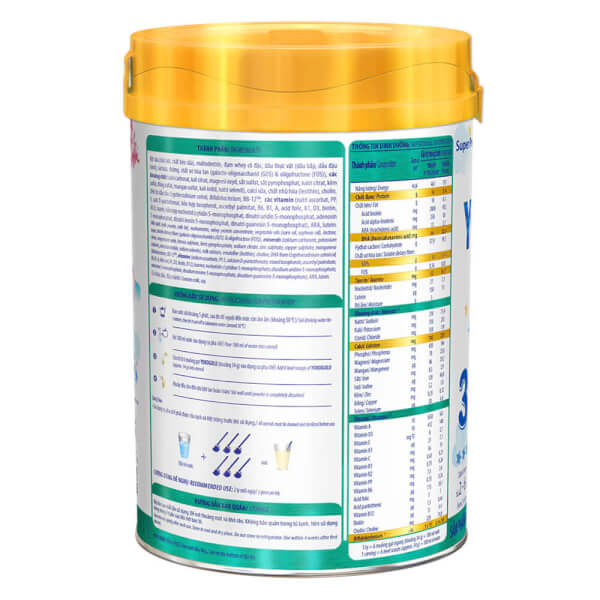 Combo 2 lon Sữa Vinamilk Yoko Gold 3 850g (2-6 tuổi)