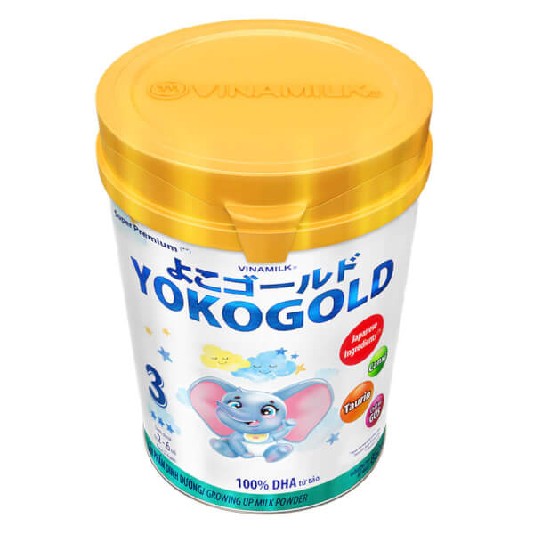 Combo 2 lon Sữa Vinamilk Yoko Gold 3 850g (2-6 tuổi)