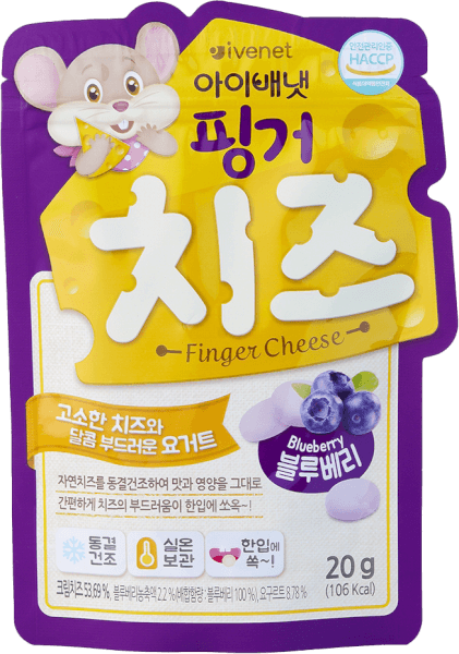 Bánh phô mai Finger Cheese Ivenet vị việt quất