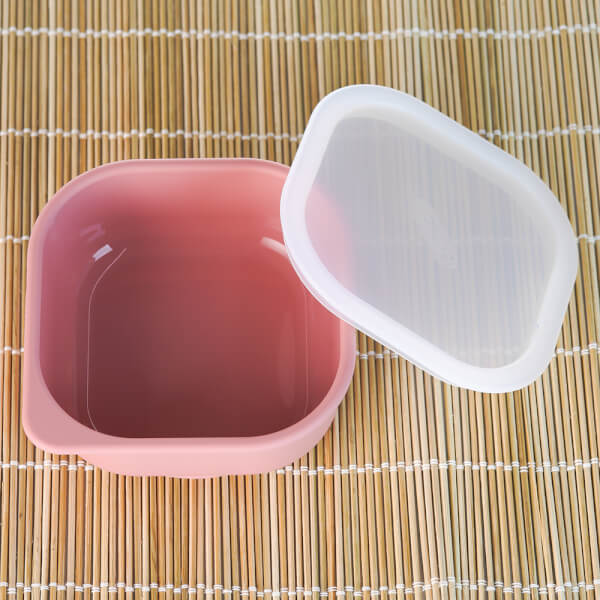 Chén ăn dặm silicone chống trượt Edison (Hồng)