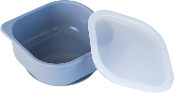 Chén ăn dặm silicone chống trượt Edison (Xanh)