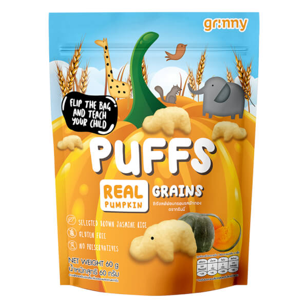 Bánh ăn dặm Grinny vị bí ngô (60g)