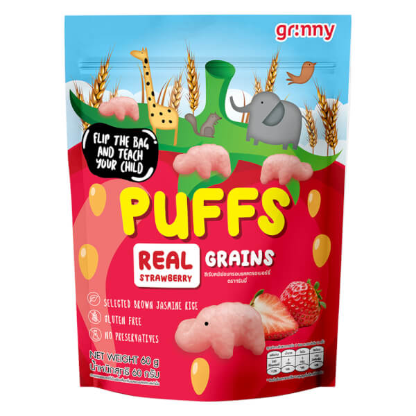 Bánh ăn dặm Grinny vị dâu