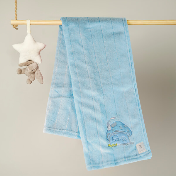 Chăn bông cho bé Animo hình nấm xanh  K126-6049