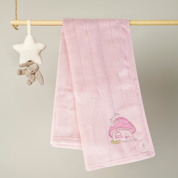 Chăn bông cho bé Animo hình nấm hồng K126-6048