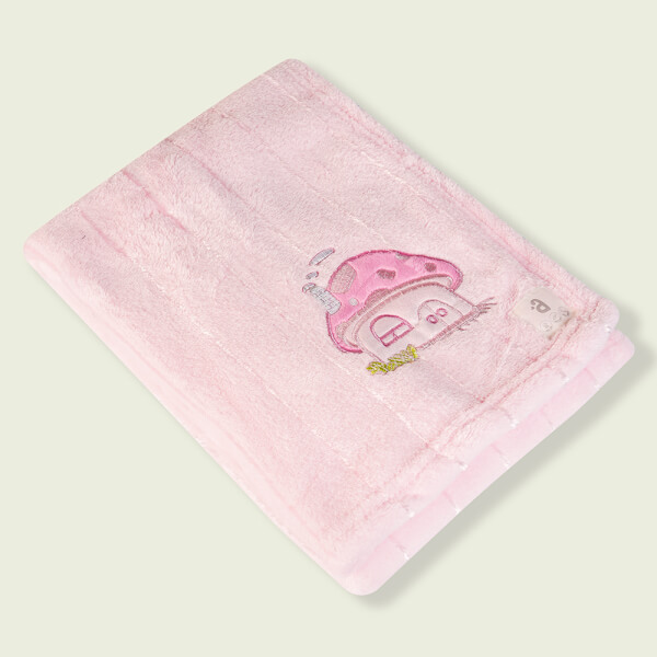 Chăn bông cho bé Animo hình nấm hồng K126-6048