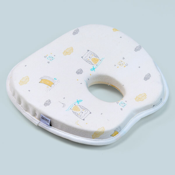 Gối nằm Memory Foam hỗ trợ đầu Animo B2202_DQ001 (PUB110,Kem)